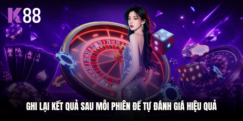 Ghi lại kết quả sau mỗi phiên để tự đánh giá hiệu quả của việc tham gia